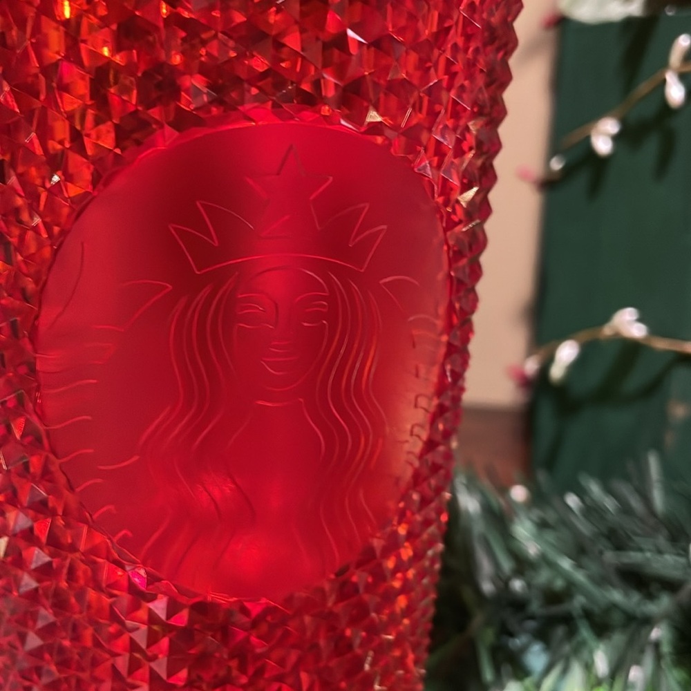 NWT Starbucks Red Studded-Northeastern University-Limited Edition-Tumbler, Venti - Picture 4 of 7